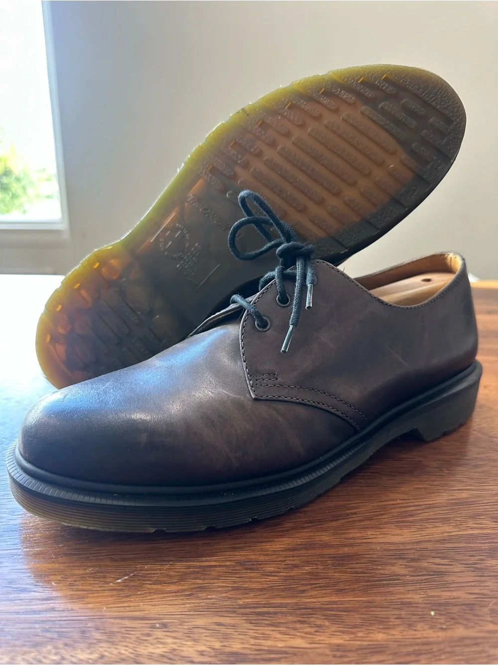 Dr. Martens 1461 Brown Antique Temperley Matte Leather Shoes Men’s Sz US10 EU43